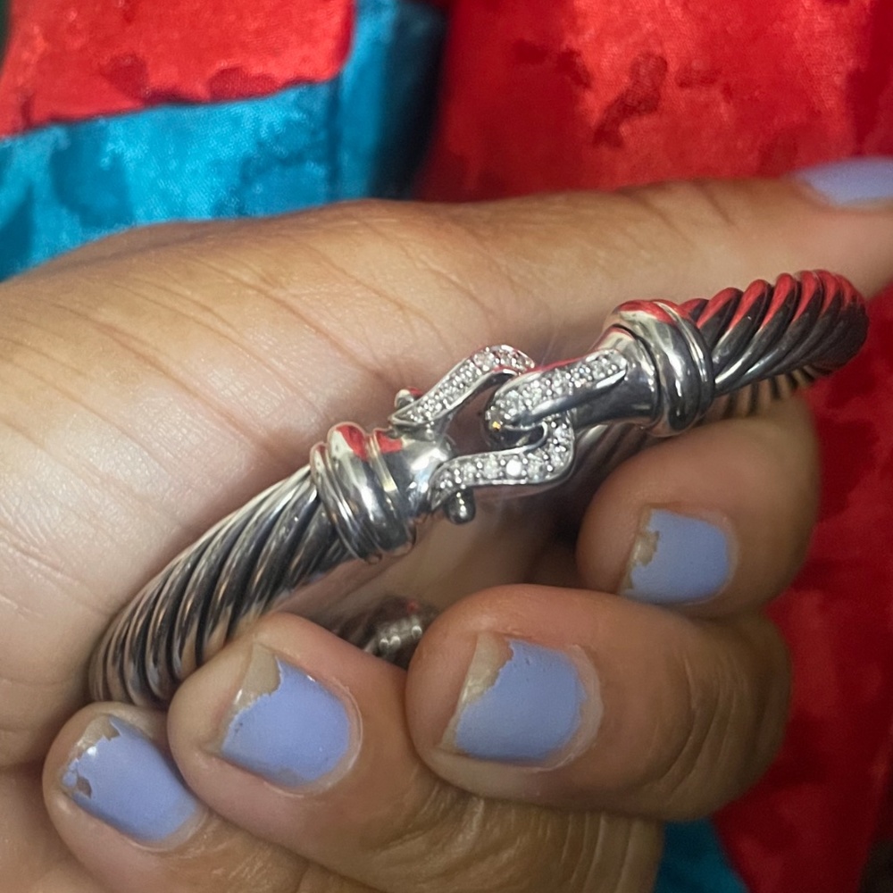 David Yurman Diamond Bangle